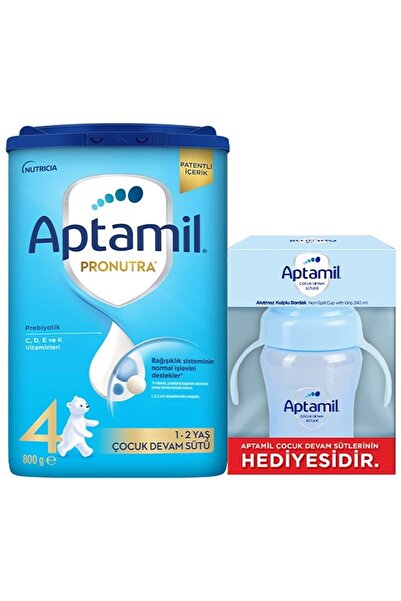 Aptamil Nutrıcıa Pronutra 800GR Devam Sütü No:4 (1-2 Yaş) + Suluk Hediye