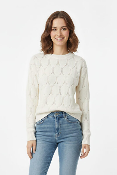 Sementa Embossed Motif Knitwear Sweater