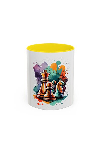 LADİJİTAL BASKI ÇÖZÜMLERİ Colorful Chess Visual Mug