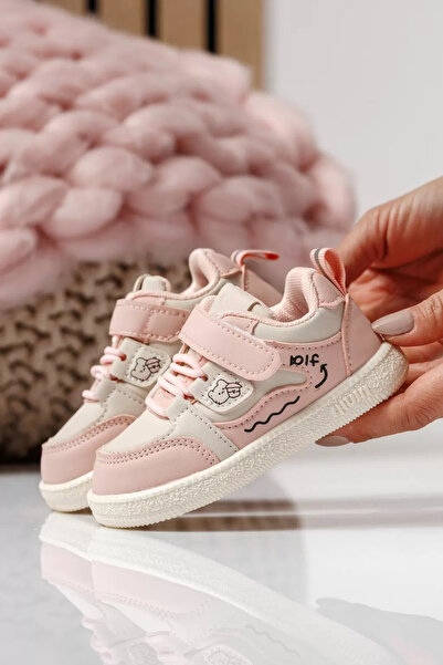 Zaira Ροζ παιδικά πάνινα παπούτσια από οικολογικό δέρμα Adda #24016 - 20