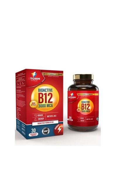 STORM VİTALS Vitamin B12 3000 Mcg 30 Dilaltı Tablet