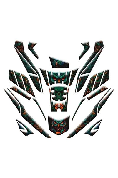 MOTOSPARTAN HONDA PCX 2025 UYUMLU TANK PAD SET 008