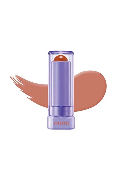 NUSE MAKEUP مرطب شفاه نوس للعناية بالألوان 01 لون فرنسي نيود