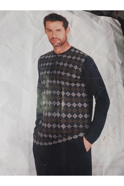 Mimoza Erkek Pjama pamuklu kışlık