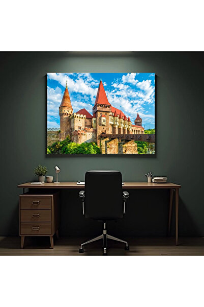 Printees Tablou - Castelul Hunedoara - Canvas pe șasiu