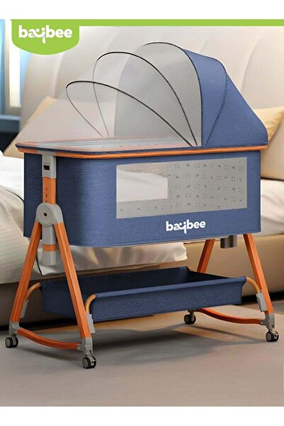 BAYBEE 3 in 1 Baby Cradle,Baby Bedside Crib With 6 Height Adjustable Baby Bed...