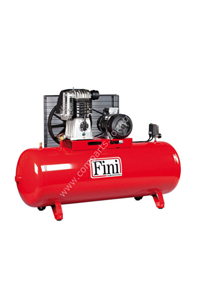 Fini BK120-500F-10T Pistonlu Kompresör – 500 lt | 10 hp – 7.5 kW – Trifaze Ya...