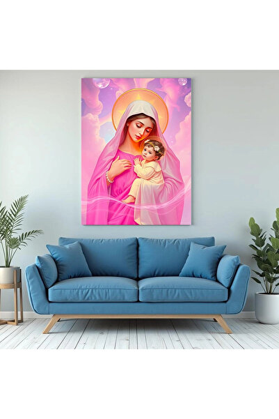 Printees Painting - Mary and the Holy Child - Canvas on frame