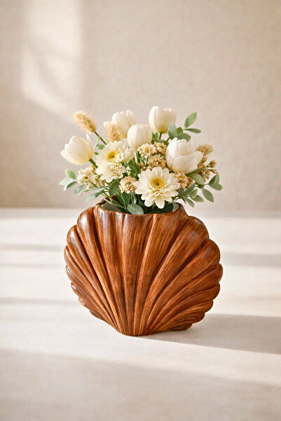 Woodcept. Perla Dark Nordic Style Modern Minimalist Decorative Ceramic Vase F...