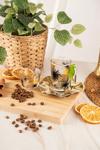 crystalhome 18 Piece Tea and Coffee Set