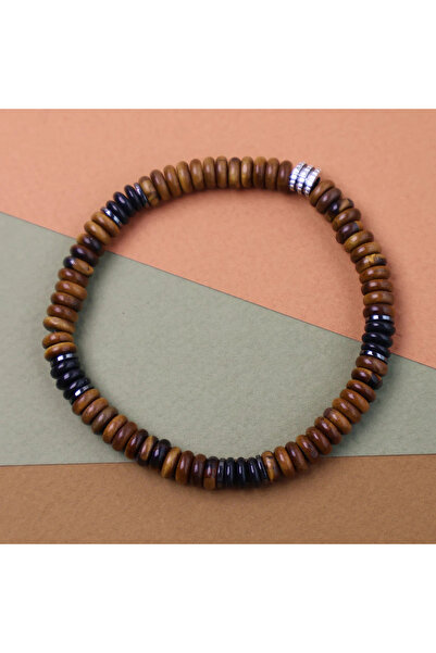 B Design jewelry Tiger's Eye & Onyx Hematite Stone Bracelet