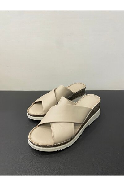 Özay Papuci de damă din piele naturală cu toc pană și bandă încrucișată