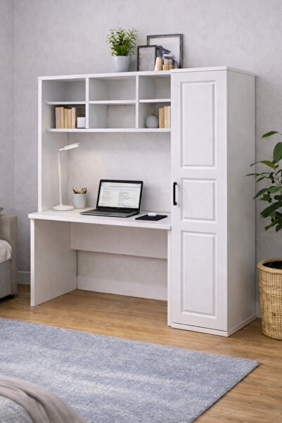 Setay Çalışma Masası, Merisa Kitaplıklı Çalışma Masası