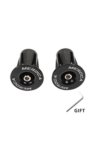 Choice زوج واحد من سدادات طرفية لمقود دراجة جبلية/طريقية، لون أسود، مصنوعة من...