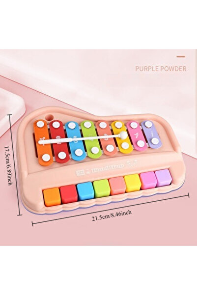 Choice بيانو إكسيليفون وردي اللون بثمانية نغمات، لعبة موسيقية تعليمية مبكرة 2...