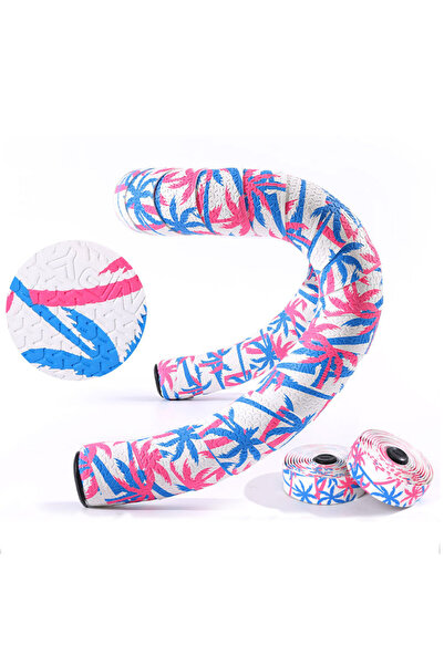 BUCKLOS شريط مقود دراجة طريق صيفي جديد بتصميم إبداعي من جوز الهند، مريح ومبطن...