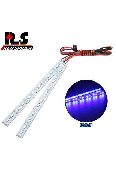 Choice ملحقات سيارات التحكم عن بعد الزرقاء بمقياس 1/10، مصابيح LED لهيكل سيار...