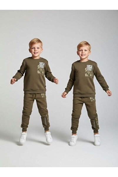 Zekids Φόρμα για αγόρια με βαμβακερό σχέδιο με σχέδια