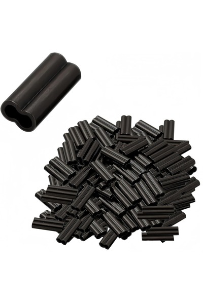 Choice5 1.0mm-50pcs per Double Barrel Crimp Sleeves Fishing Line Crimping Loo...