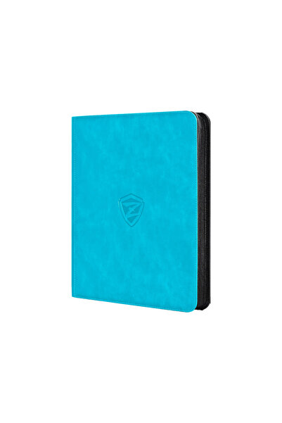 Choice TBN252-AQUA-ZL Card Binder, 9-Pocket Trading Card Album Holder fits fo...