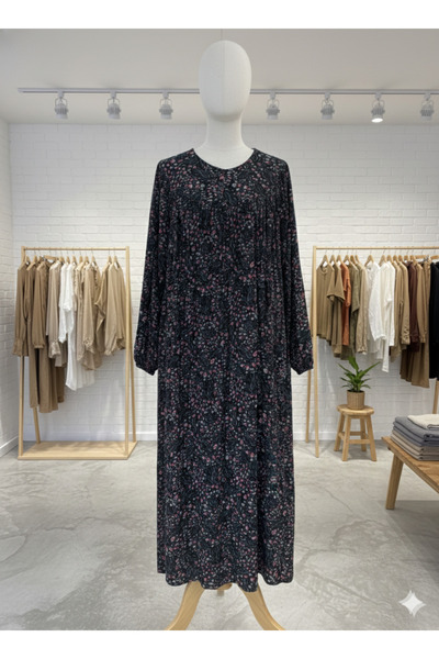 fariza tekstil Knitted Fabric Hijab Dress with Drawstring