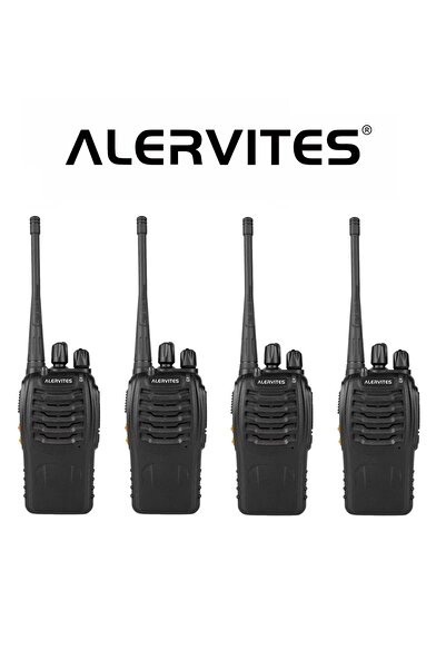 ZASTONE ALERVİTES AT-888S 4 ADET EL TELSİZİ 2026 MODEL TYPE-C