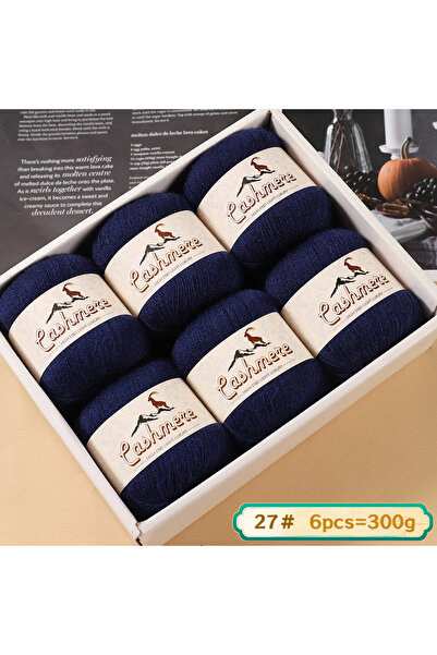 Choice 27 خيط صوف أزرق تبتي، 300 غرام، صوف نقي فاخر، منسوج يدويًا، مواد للحيا...