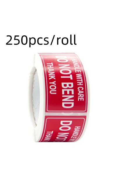 Choice1 لفة ملصقات تحذيرية قابلة للكسر (250 قطعة) - تعامل بحرص - احتفظ بها - ...