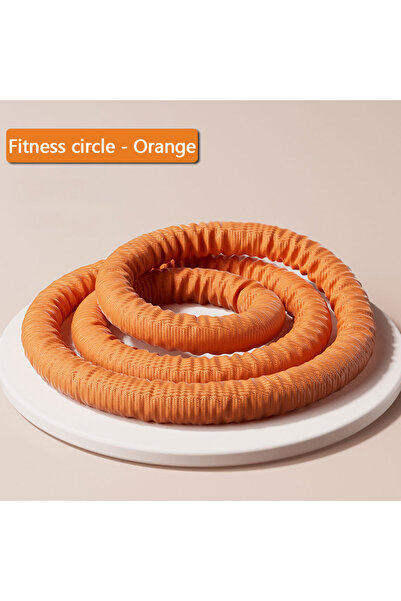 Choice Orange Fitness Circle Portable Exercise Ring Foldable Waist Shaping So...