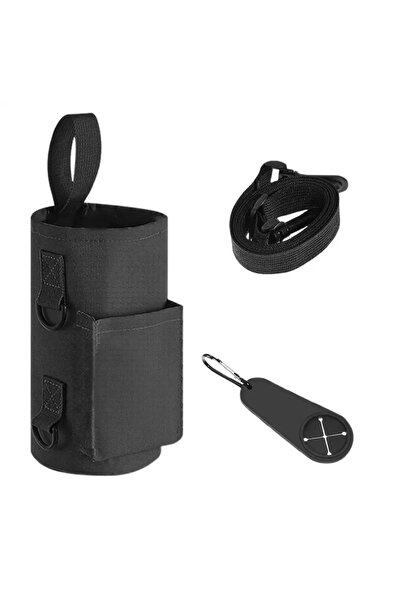 Choice Black Magnetic Gym Water Bottle Bag Non Slip Magnetic Gym Sling Bag Po...