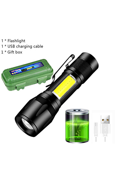 Choice قطعة واحدة، من 1 إلى 6 قطع، مصباح يدوي صغير محمول بتقنية LED، مصباح CO...