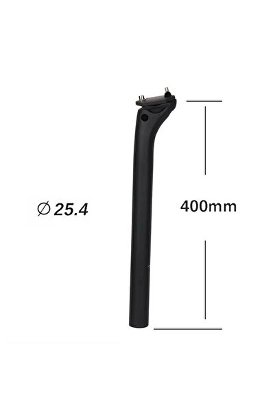 Choice 25.4x400mm elitaone Bicycle Carbon Seat Post Offset 20mm 25.4 27.2 30....