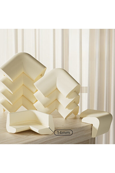 Choice واقي زوايا أمان للأطفال من 2 متر، بيج اللون، يدوم ثانيتين، شريط مضاد ل...