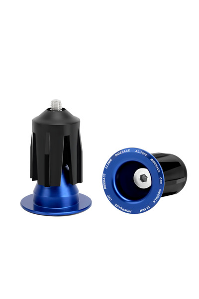Choice Blue 1 Pair Bike Handlebar End Plugs Aluminum Alloy Mountain Road Bicy...