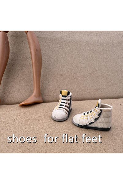 Choice زوج واحد من الأحذية به عيوب طفيفة، رؤوس دمى MC2، مفاصل، أجسام، لون بشر...