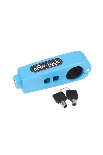 Choice قفل دراجة أزرق مضاد للسرقة، قفل مقود فرامل دراجة كهربائية محمول لمنع س...