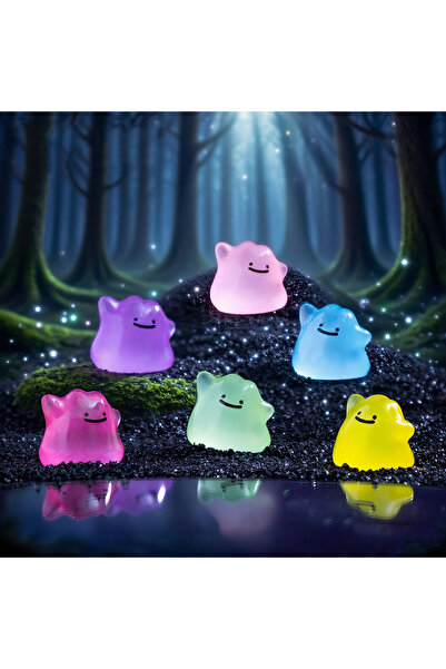 Choice كيس OPP بحجم 2 سم، 6 قطع - ديتو، 6 قطع/مجموعة، شخصيات بوكيمون أنمي كاو...