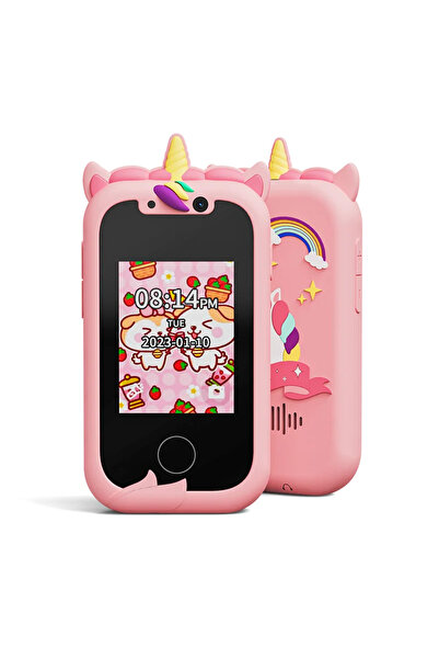 Choice1 Pink Kids Smart Phone Camera Toys Touchscreen Learning Toy for 3-12 Y...