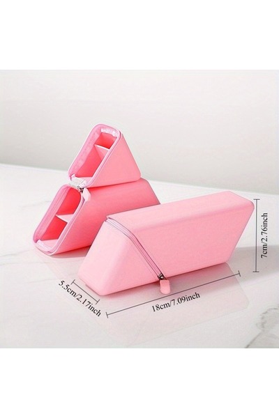 Choice pink Foldable Silicone Pen Holder-Large Capacity Expandable Pencil Cup...