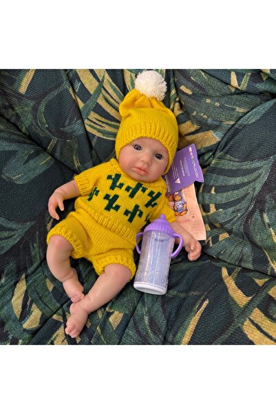 Choice Painted Girl A 33cm Open Eyes Girl Loulou Silicone Reborn Baby Doll Ca...