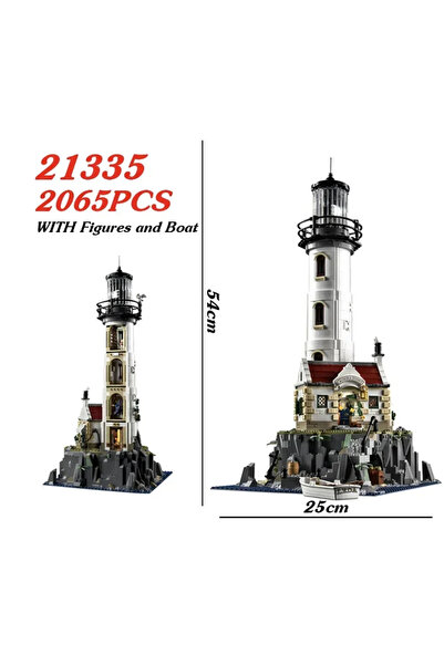Choice مجموعة بناء منارة كهربائية جديدة شفافة مكونة من 2065 قطعة، رقم الموديل...