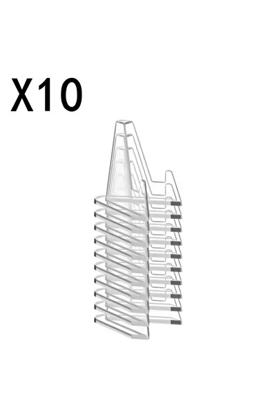 Choice 10Pcs 30-1PCS Triangular Card Display Stand Mini Acrylic Idol Photo Pi...