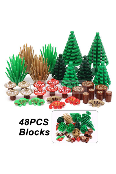 Choice 48PCS MARUMINE 48PCS-54PCS MOC Building Blocks Accessories Set Jungle ...