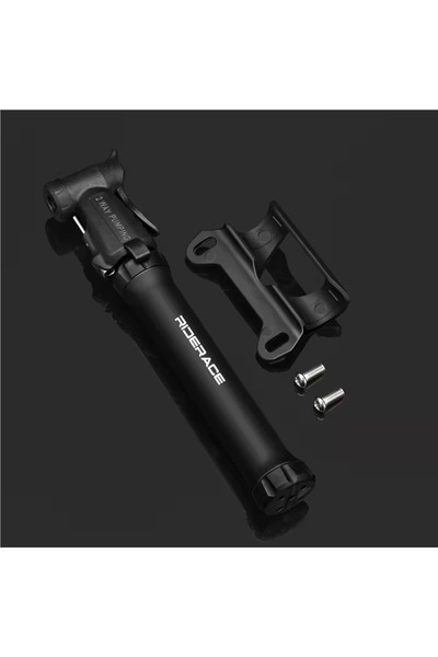 Choice مضخة هواء سوداء للدراجات الجبلية والطرق، مزودة بصمام شريدر وبريستا، مح...