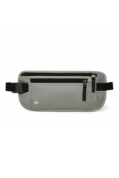 Choice Light gray Invisible Travel Waist Pack Pouch for Passport Money Belt B...