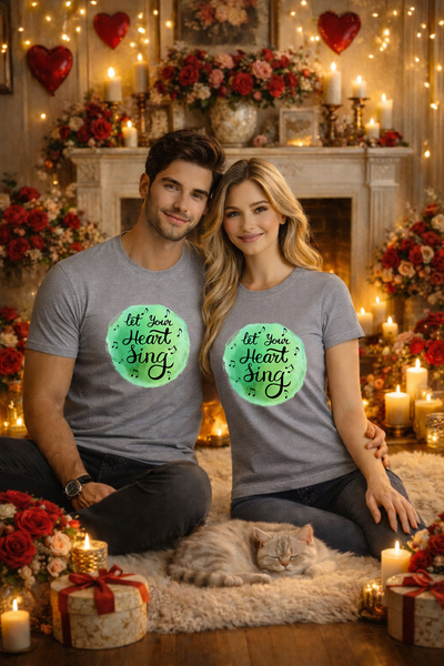 MVRDAR Tricou unisex 100% Bumbac personalizat Colectia Valentineâ€™s Day, Dra...