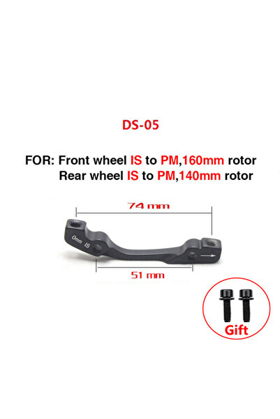 Choice DS05 Bike Disc Brake Rotor Mount Adapter MTB Ultralight Bracket IS PM ...