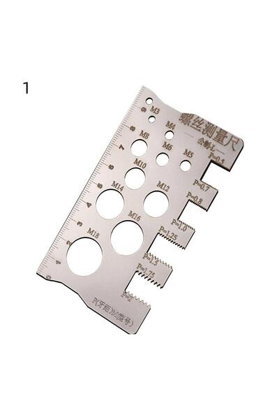 Choice A Screw Thread Pitch Gauge Ruler Measuring Tool Bolt Nut Metric Machin...