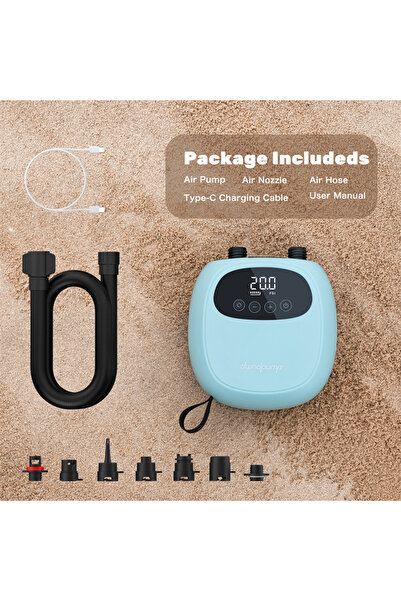 Choice مضخة DWNDPUMP DP3 الكهربائية 20PSI لنفخ وتفريغ ألواح التجديف وقوارب ال...