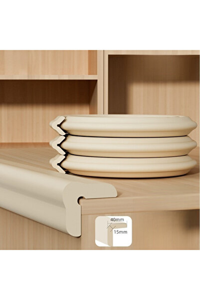 Choice واقي زوايا أمان الأطفال من 2M، باللون البيج الثالث، شريط مضاد للصدمات ...